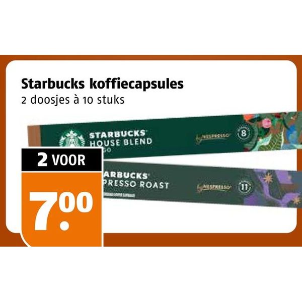 Starbucks koffiecapsules