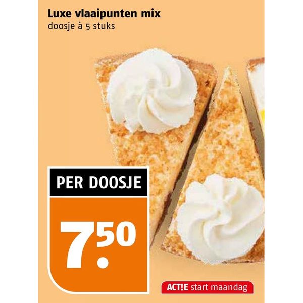 Luxe vlaaipunten mix