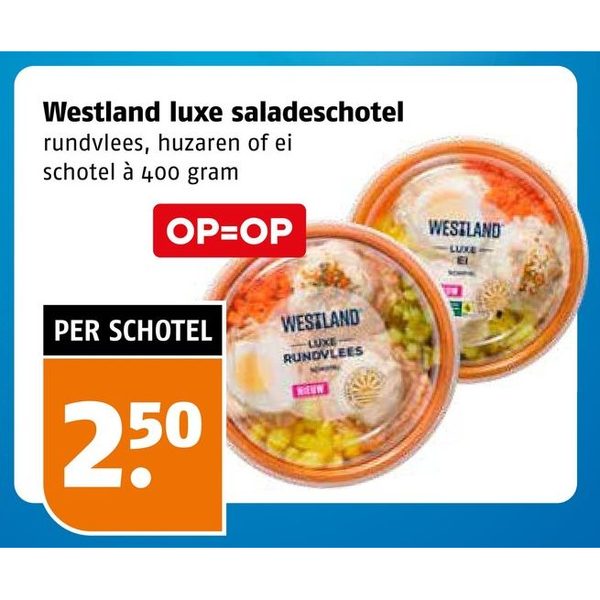 Westland luxe saladeschotel