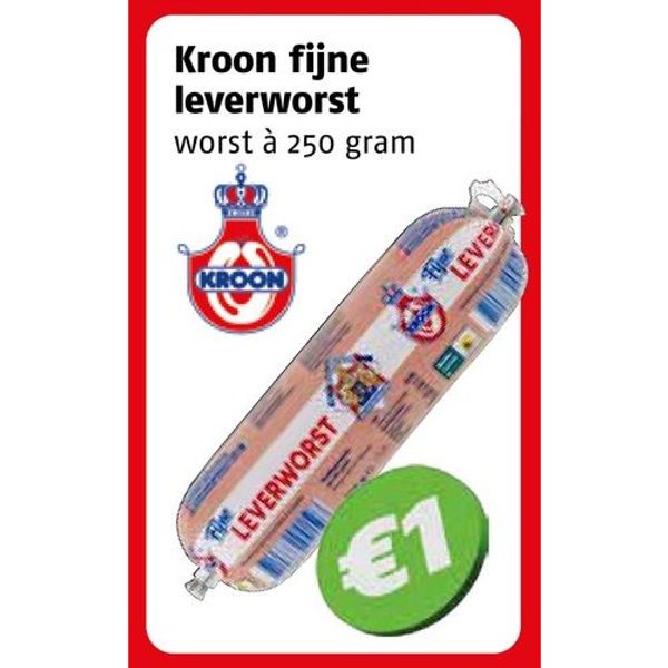 Kroon fijne leverworst