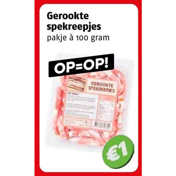 Gerookte spekreepjes