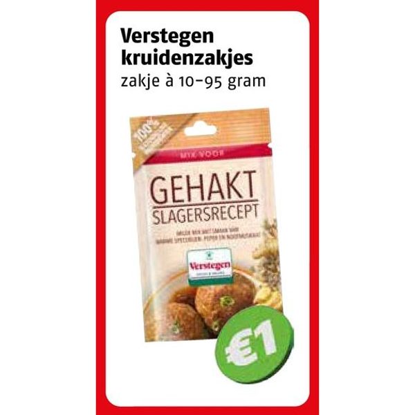 Verstegen kruidenzakjes