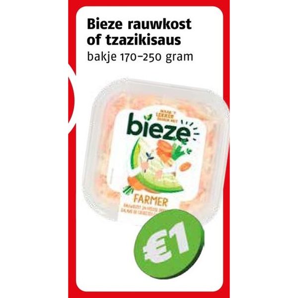 Bieze rauwkost of tzazikisaus