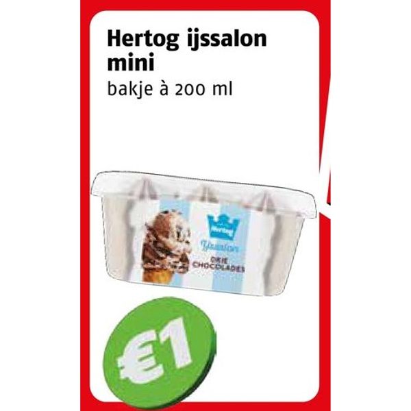 Hertog ijssalon mini