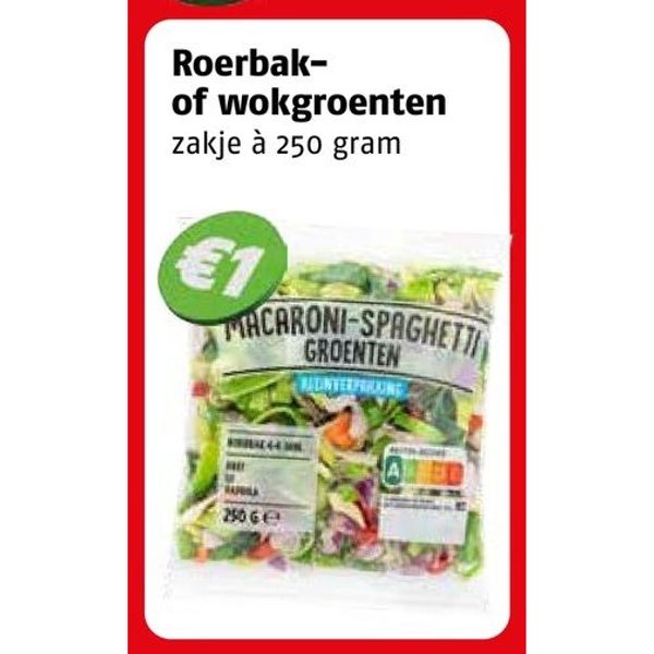 Macaroni-spaghetti groenten