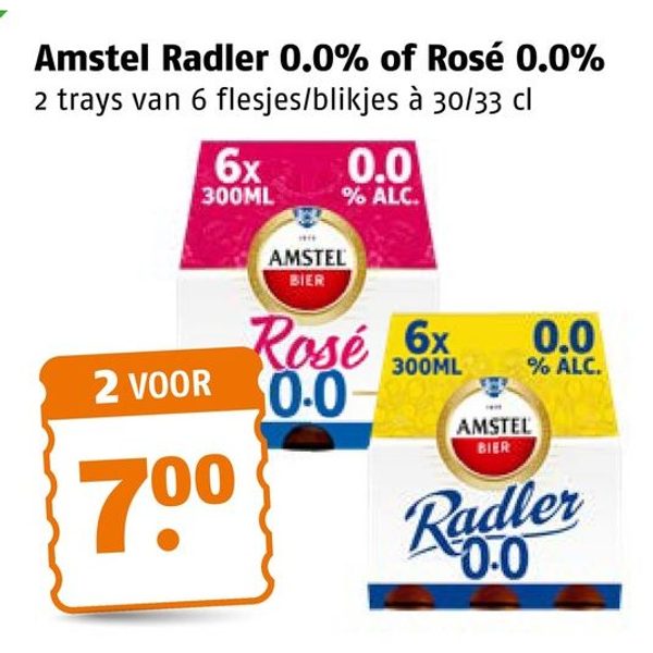 Amstel Radler 0.0% of Rosé 0.0%