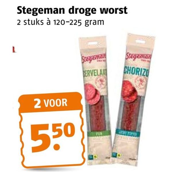 Stegeman droge worst