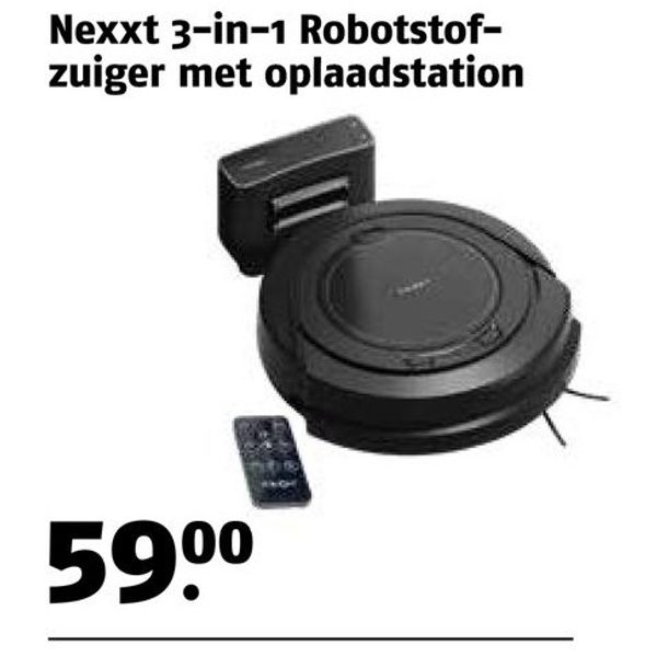 Nexxt 3-in-1 Robotstofzuiger