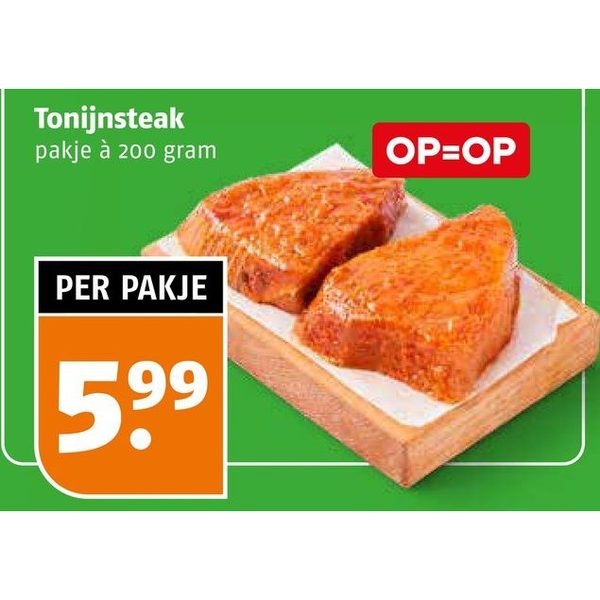 Tonijnsteak