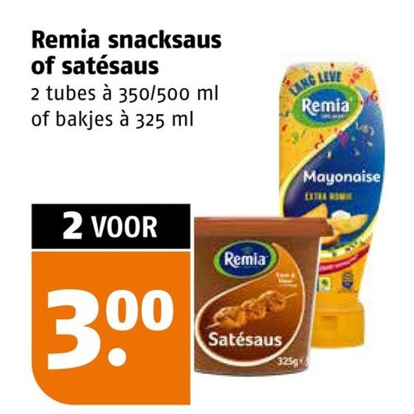 Remia snacksaus of satésaus
