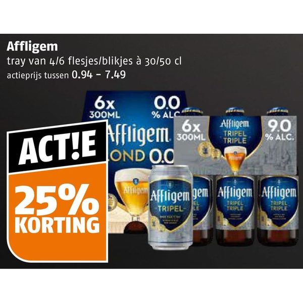 Affligem tray