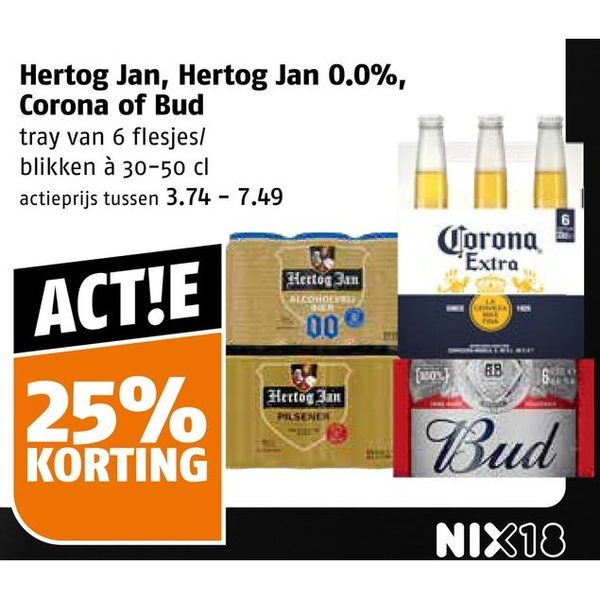 Hertog Jan, Hertog Jan 0.0%, Corona of Bud