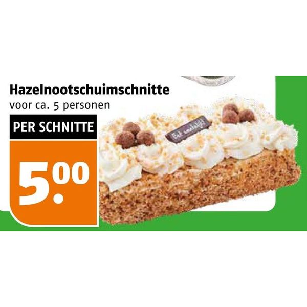 Hazelnootschuimschnitte