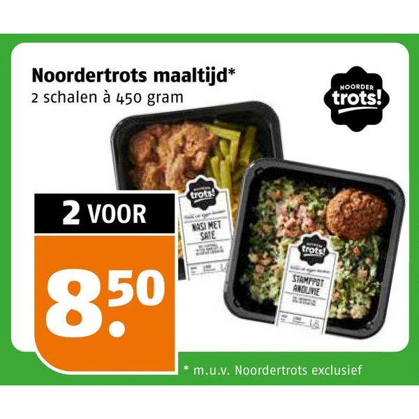Noordertrots maaltijd