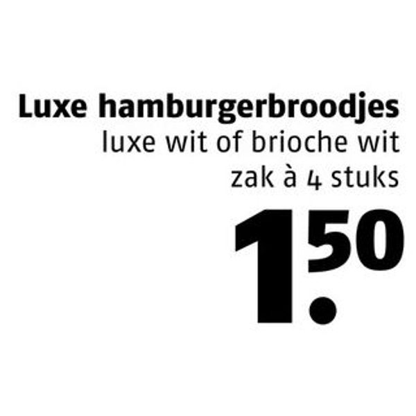 Luxe hamburgerbroodjes
