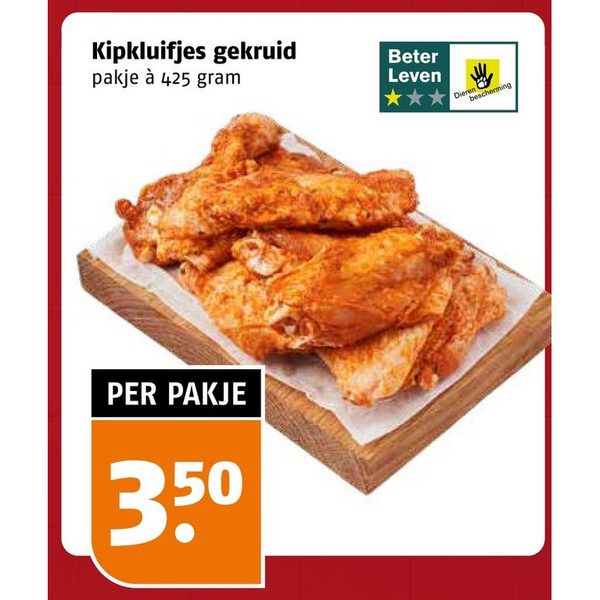 Kipkluifjes gekruid