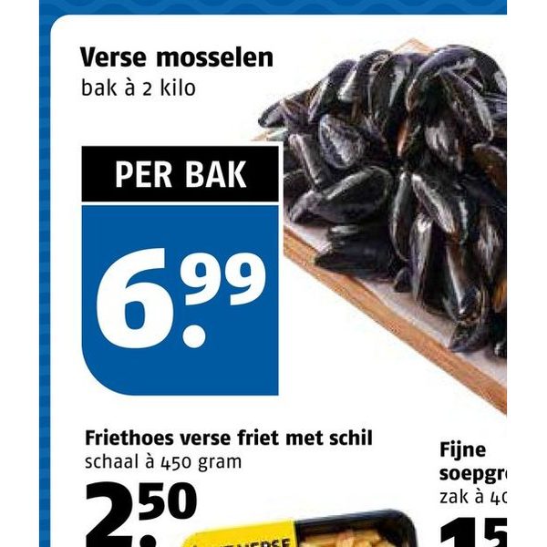 Verse mosselen