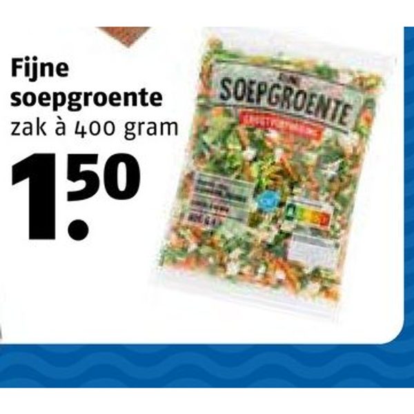 Fijne soepgroente