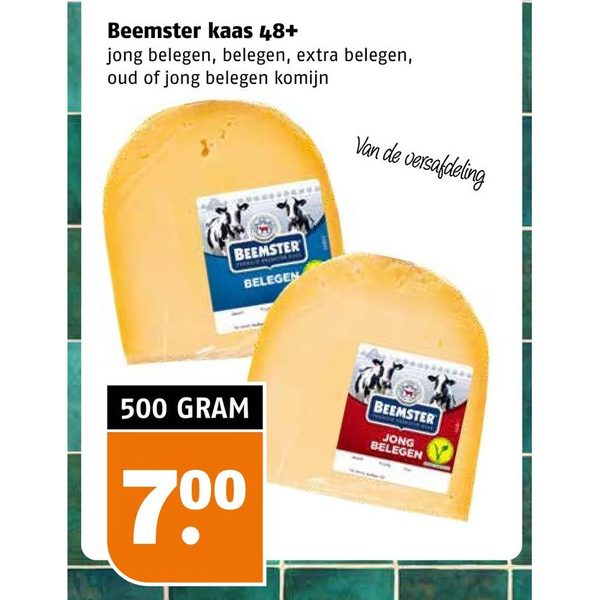 Beemster kaas 48+