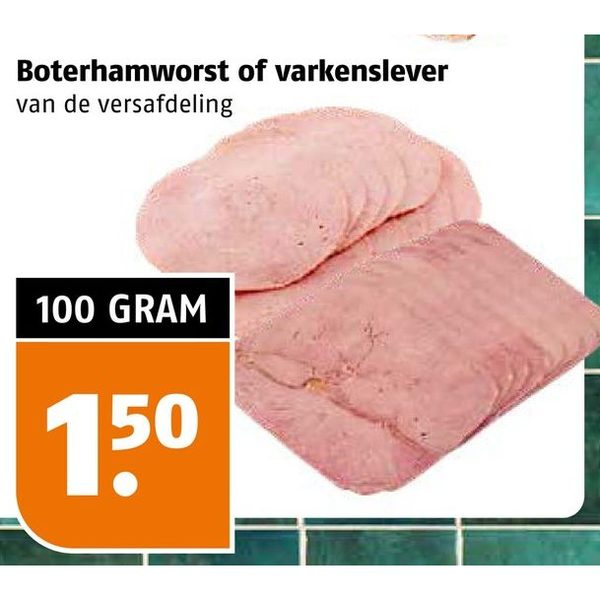 Boterhamworst of varkenslever