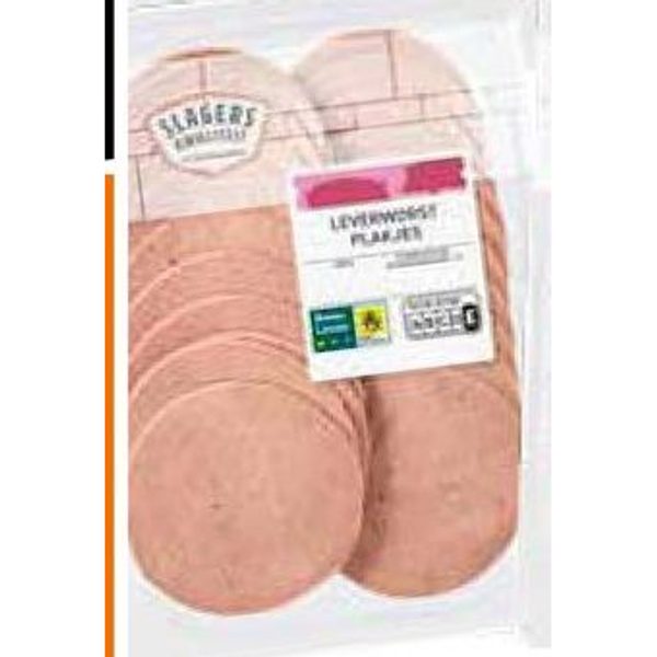 Leverworst plakjes