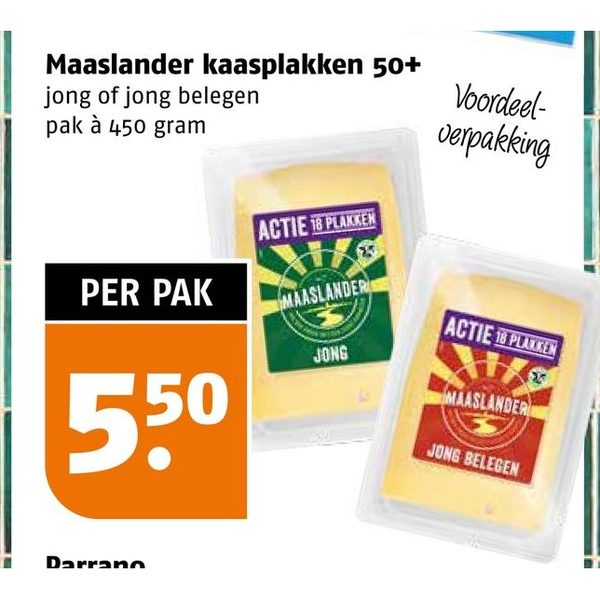 Kaasplakken 50+ jong of jong belegen