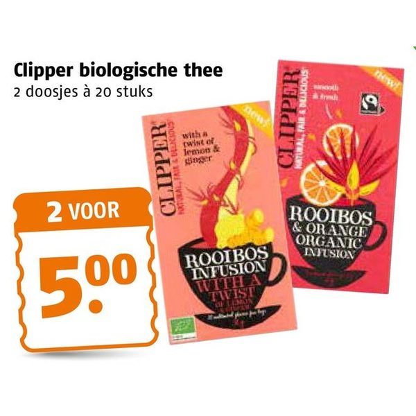 Clipper biologische thee