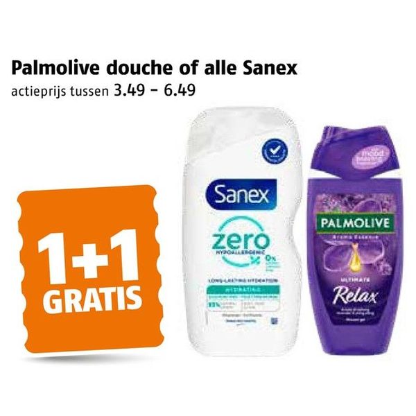 Palmolive douche of alle Sanex