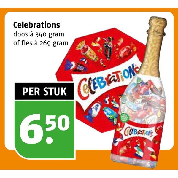 Celebrations doos of fles