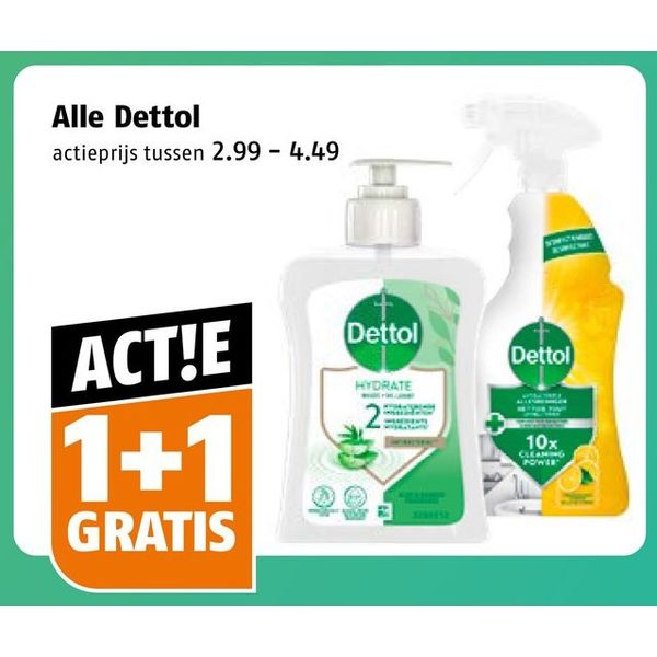 Dettol handzeep en sprays