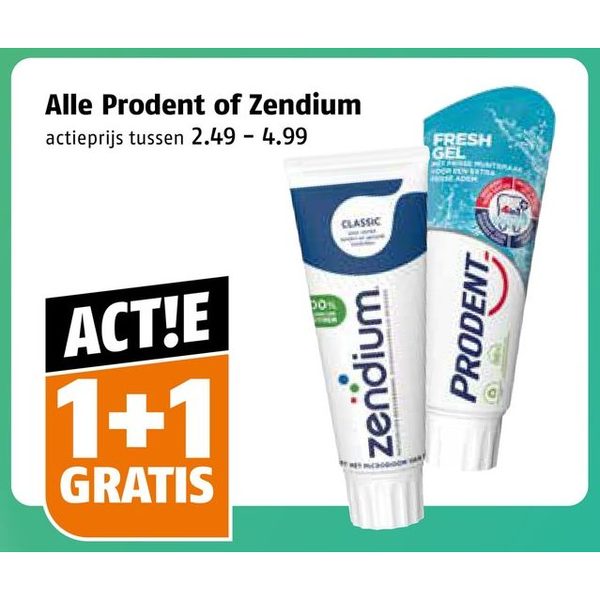 Prodent of Zendium tandpasta