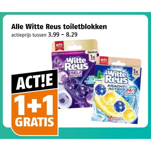 Alle Witte Reus toiletblokken