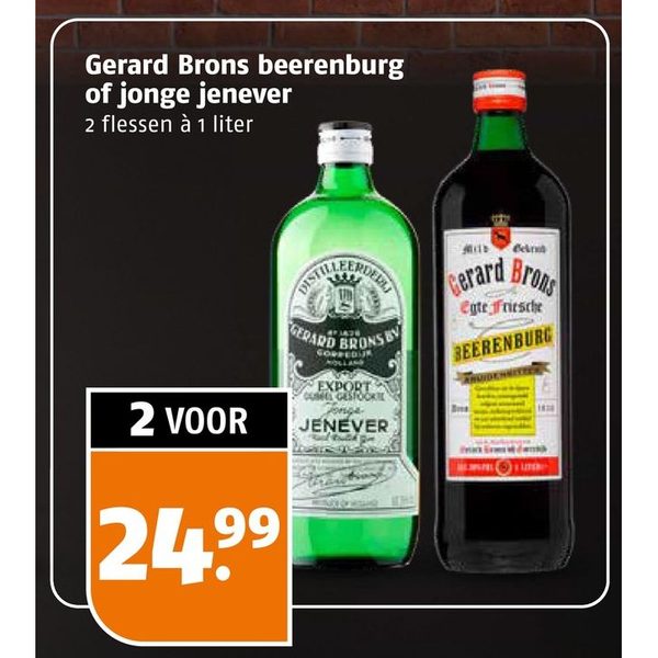 Gerard Brons beerenburg of jonge jenever
