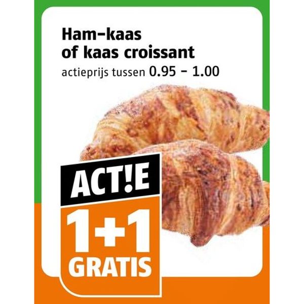Ham-kaas of kaas croissant