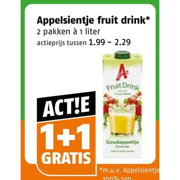 Appelsientje fruit drink