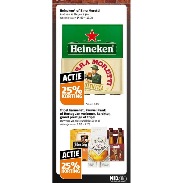 Heineken of Birra Moretti