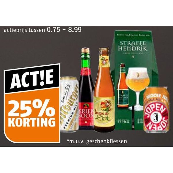 Boon, Brugse Zot, Jopen, Straffe Hendrik, Seefs, St. Feuillien, Crew Republic Trooper of Bitburger