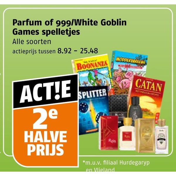 Parfum of 999/White Goblin Games spelletjes