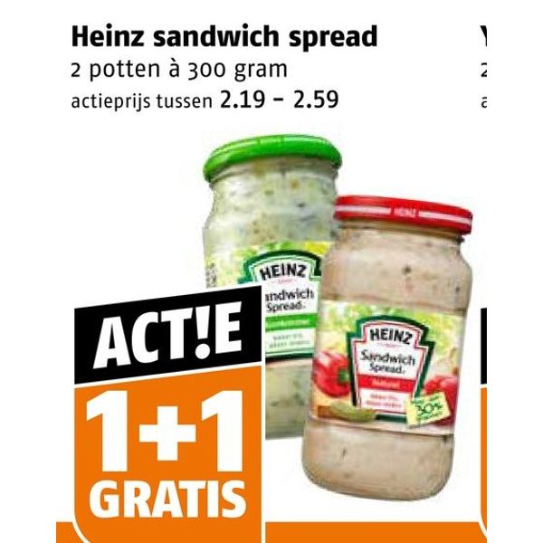 Heinz sandwich spread