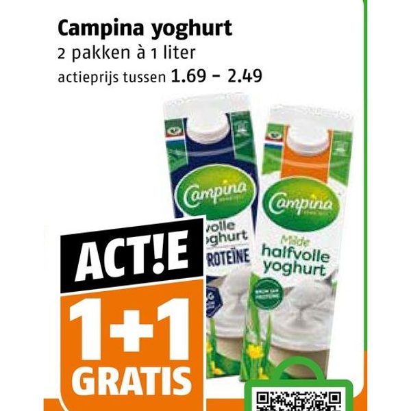 Campina yoghurt