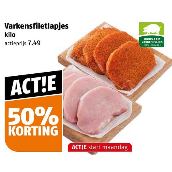 Varkensfiletlapjes