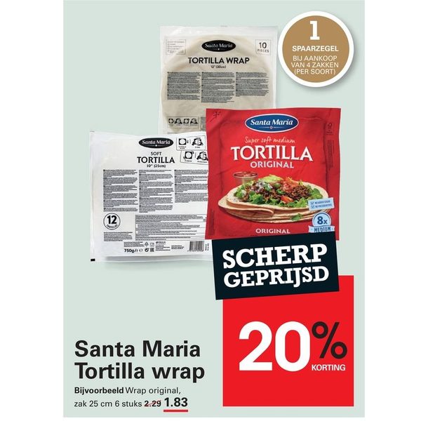 Santa Maria Tortilla wrap