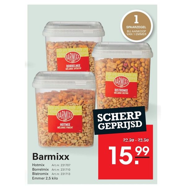 Borrelmix, Hotmix of Bistromix