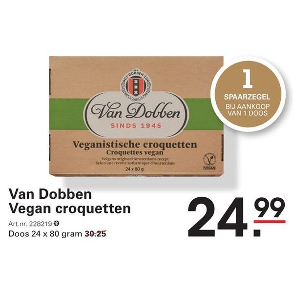 Van Dobben Vegan croquetten