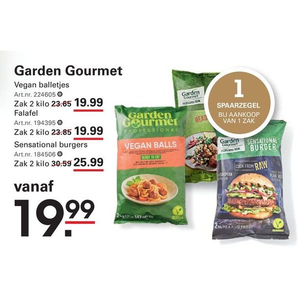 Vegan balletjes / Falafel / Sensational burgers
