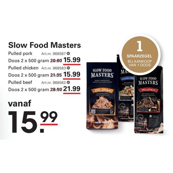 Pulled pork / chicken / beef