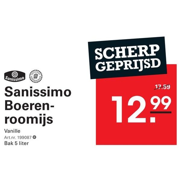 Sanissimo Boerenroomijs