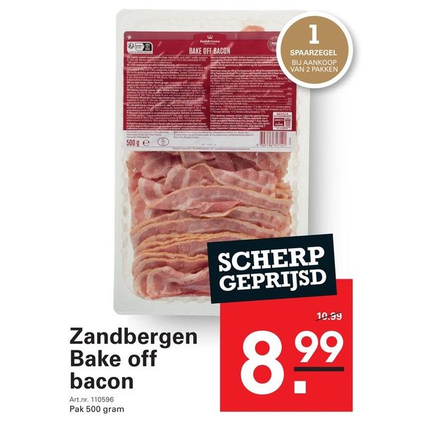 Zandbergen Bake off bacon