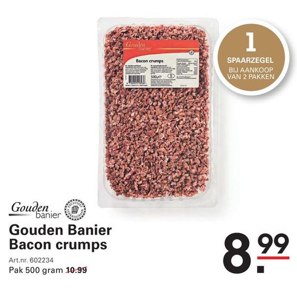 Gouden Banier Bacon crumps