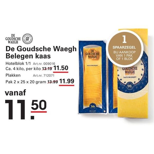 De Goudsche Waegh Belegen kaas
